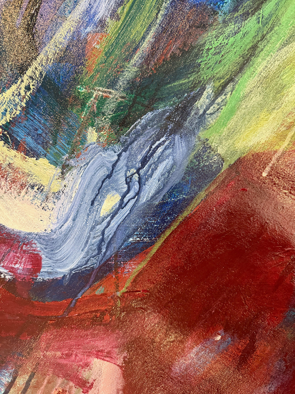 Painting by Elisa Gomez titled "Crush III" - 4.