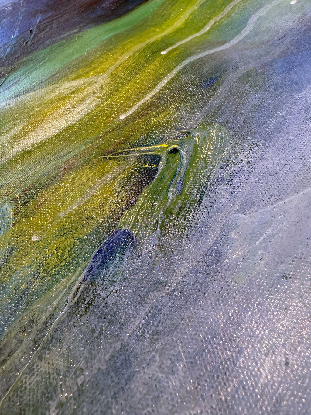 Painting by Elisa Gomez titled "Crush III" - 5.