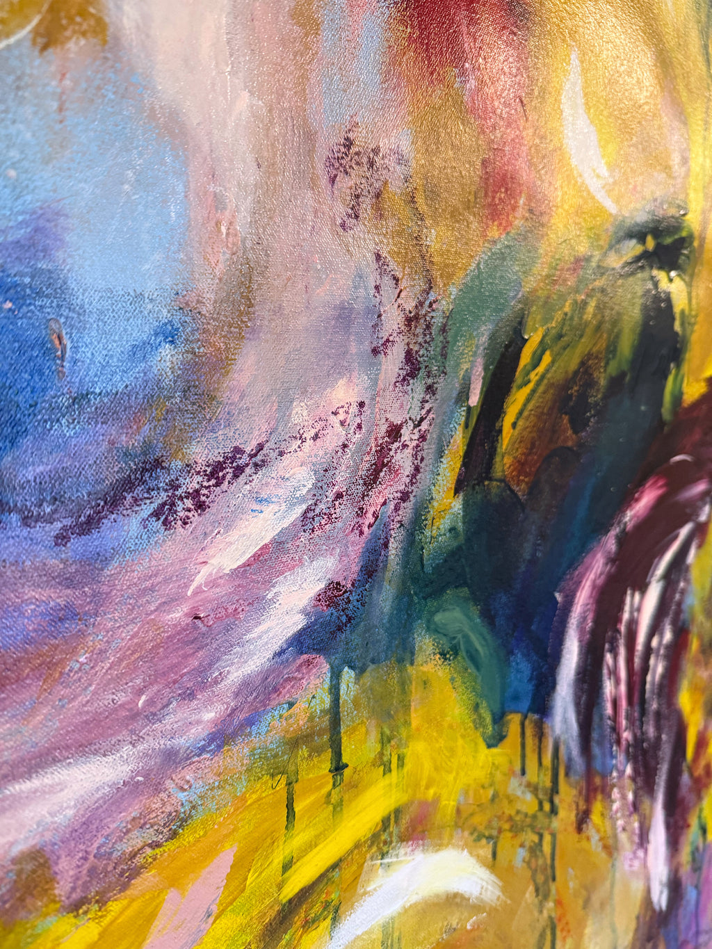 Painting by Elisa Gomez titled "Daylight IX" - 6.