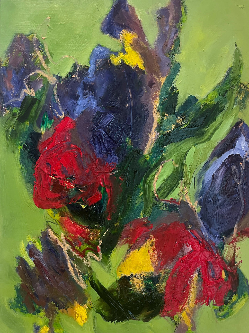 Painting by Elisa Gomez titled "Espontánea V" - 2.