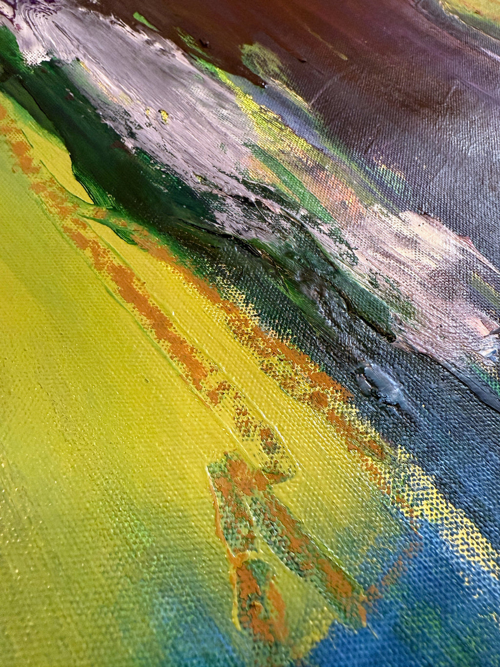 Painting by Elisa Gomez titled "Espontanéa VII" - 7.