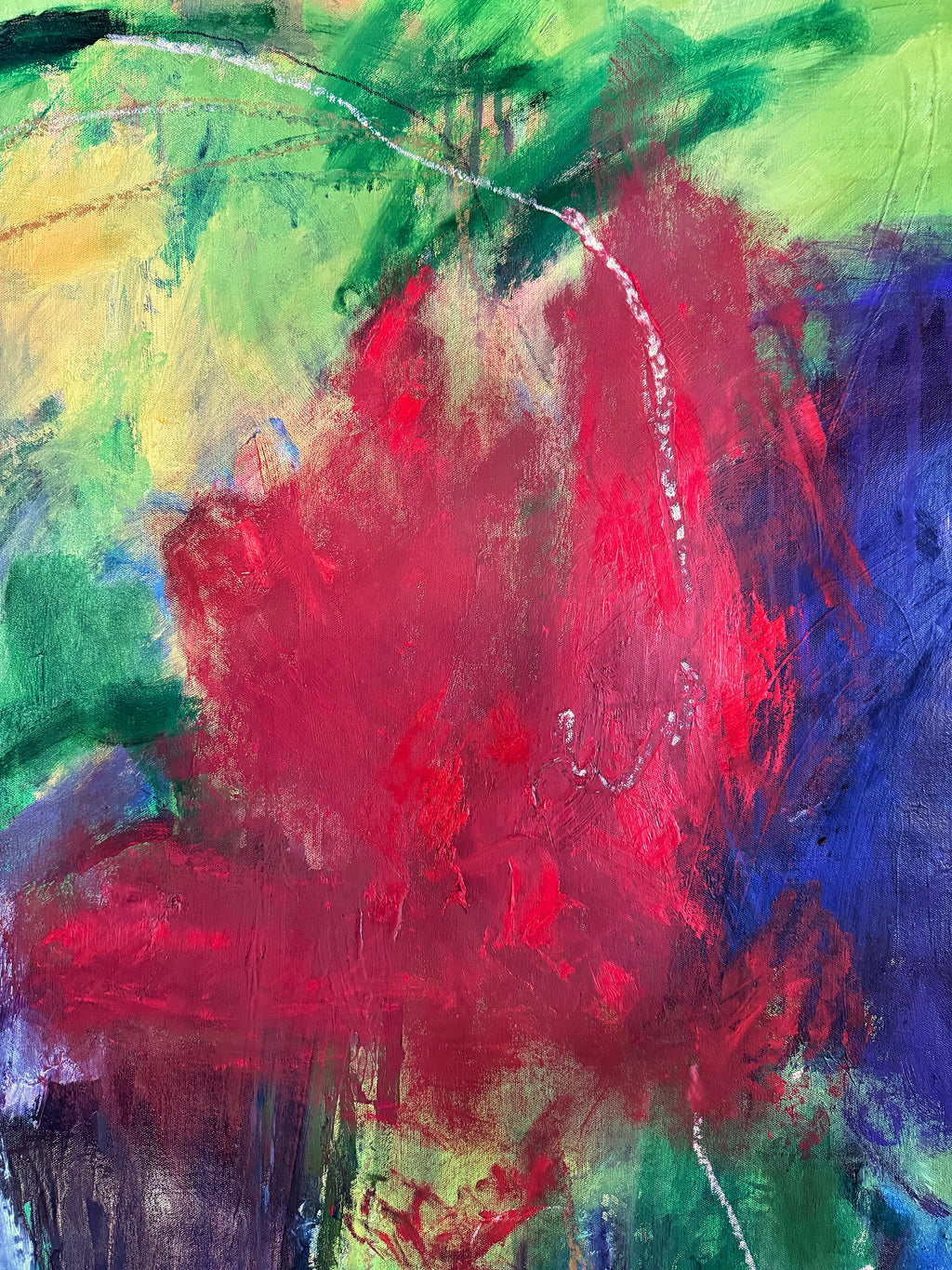 Painting by Elisa Gomez titled "Espontanéa VII" - 8.