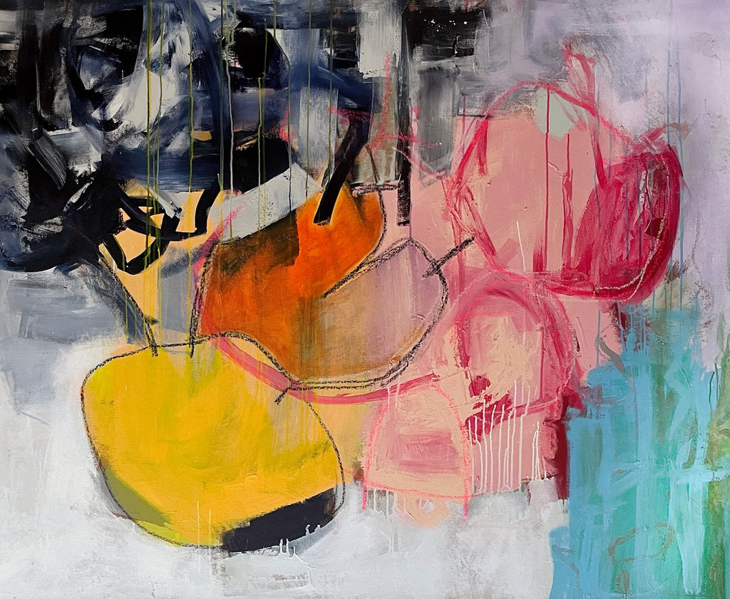 Painting by Elisa Gomez titled "Masquerade" - 2.