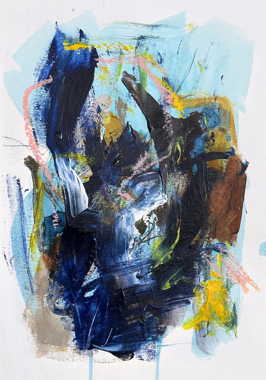 Painting by Elisa Gomez titled "Stanley Lake III" - 2.