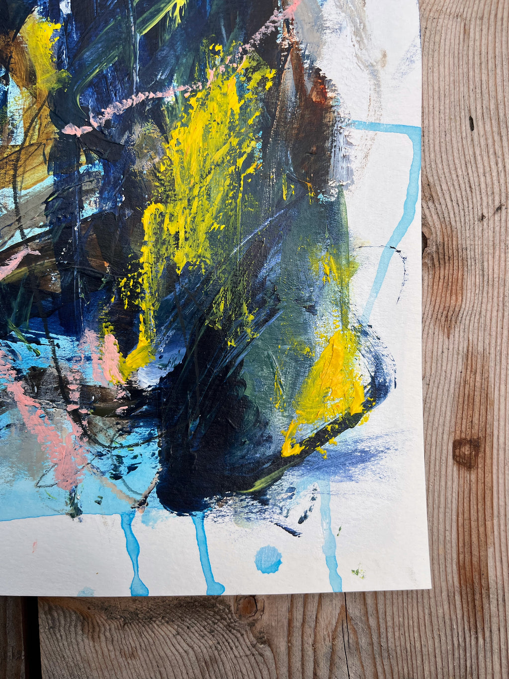 Painting by Elisa Gomez titled "Stanley Lake IV" - 3.