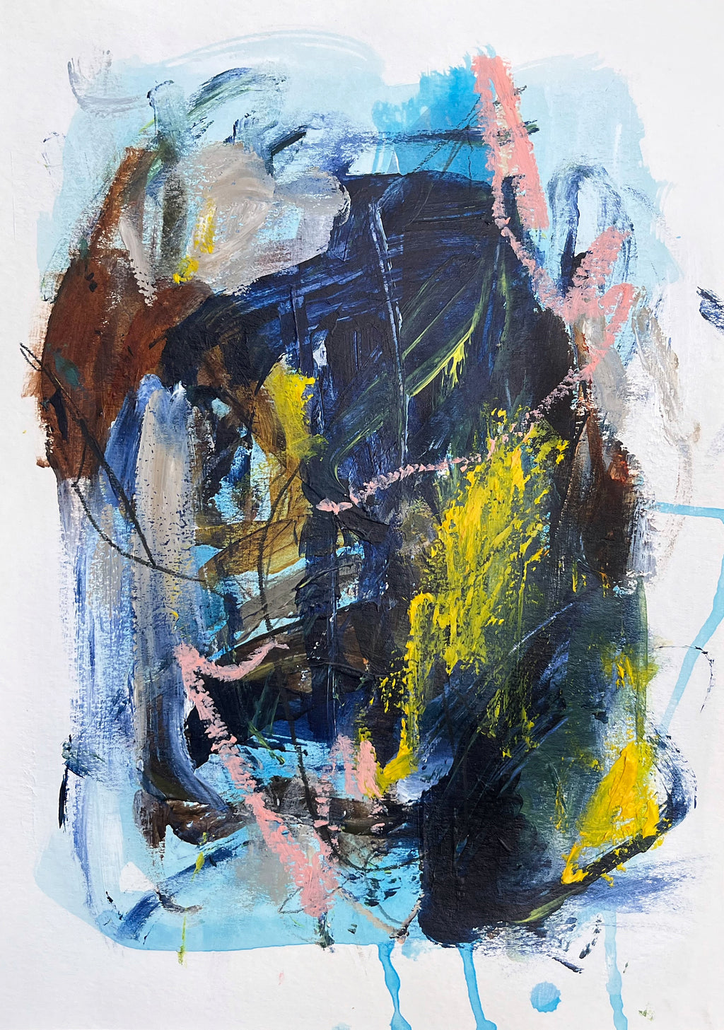 Painting by Elisa Gomez titled "Stanley Lake IV" - 2.