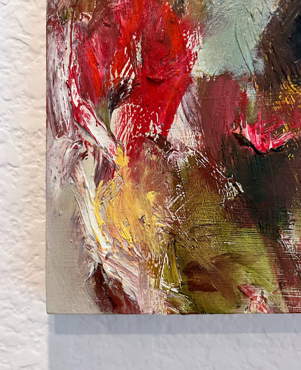 Painting by Elisa Gomez titled "Terrain Study XVII" - 3.