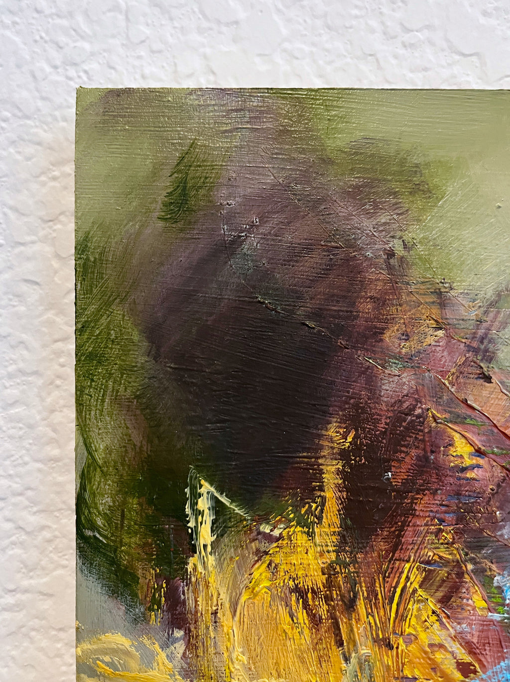 Painting by Elisa Gomez titled "Terrain Study XVII" - 5.