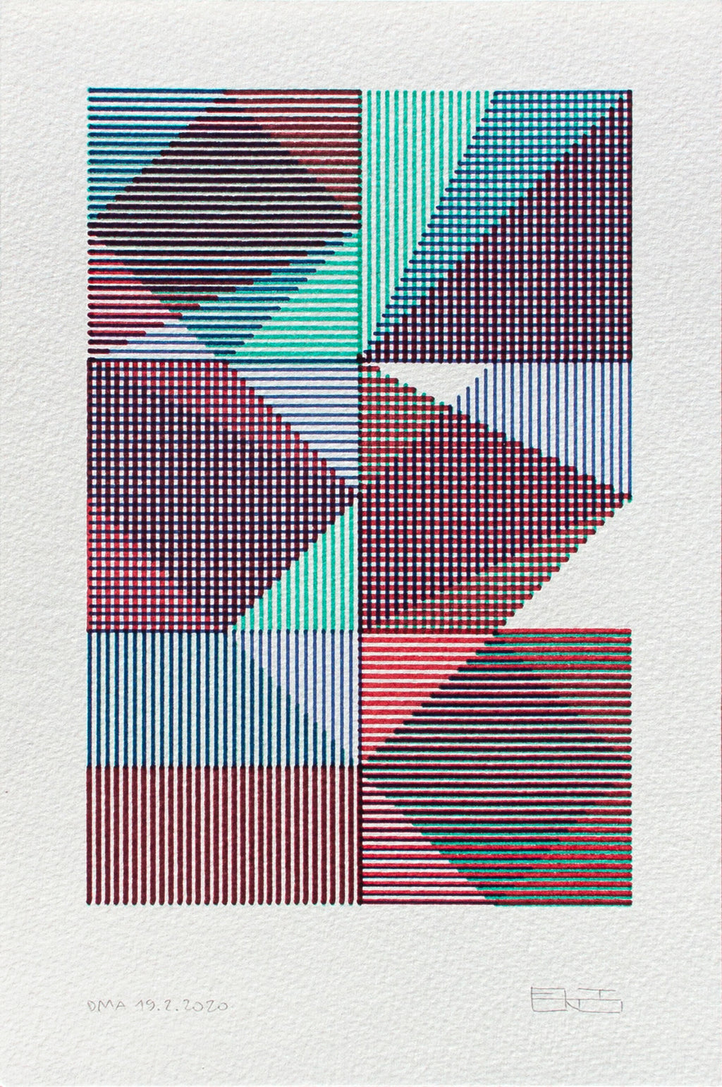 Drawing by Eltono titled "DMA 19.2.2020" - 2.