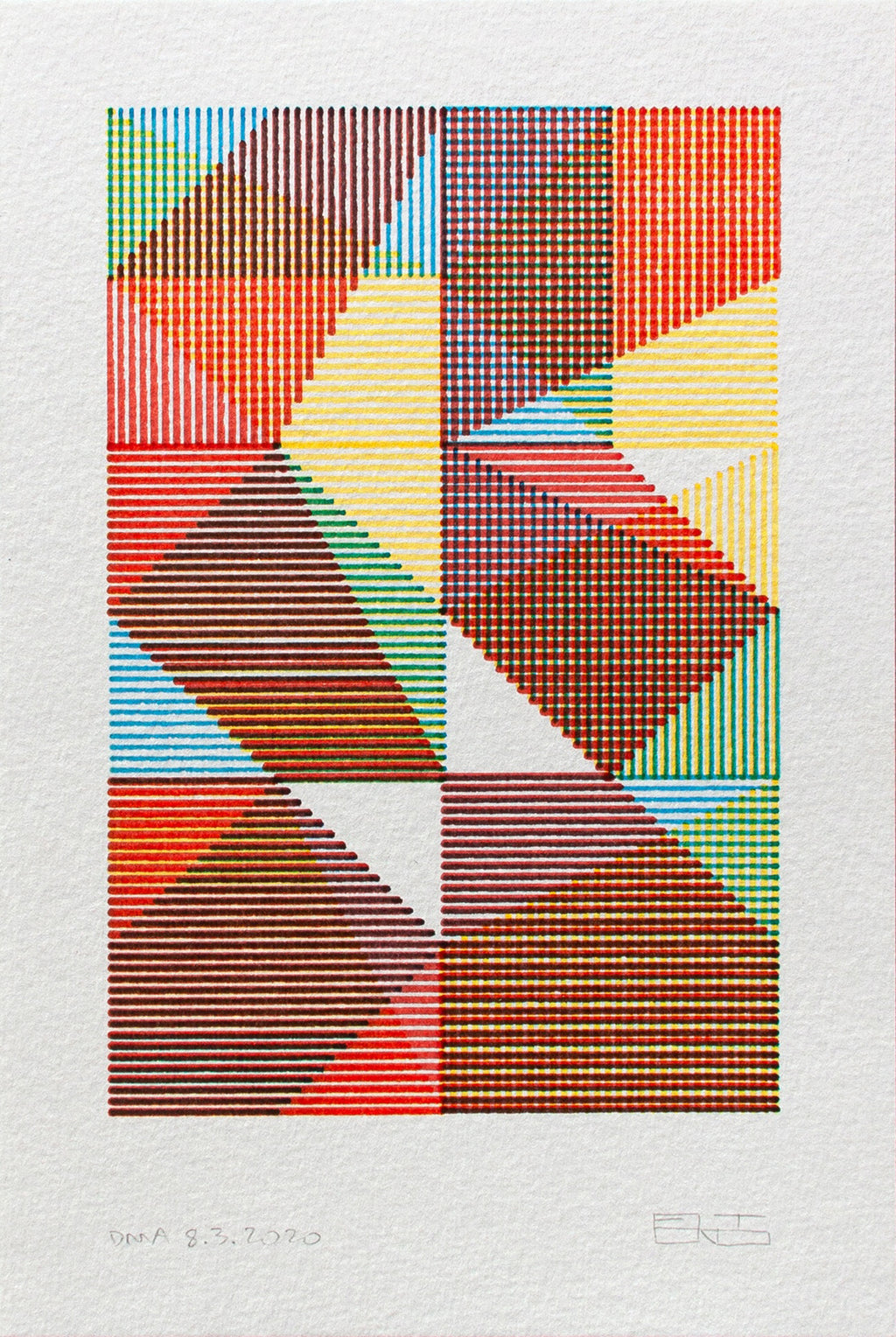 Drawing by Eltono titled "DMA 8.3.2020B" - 2.