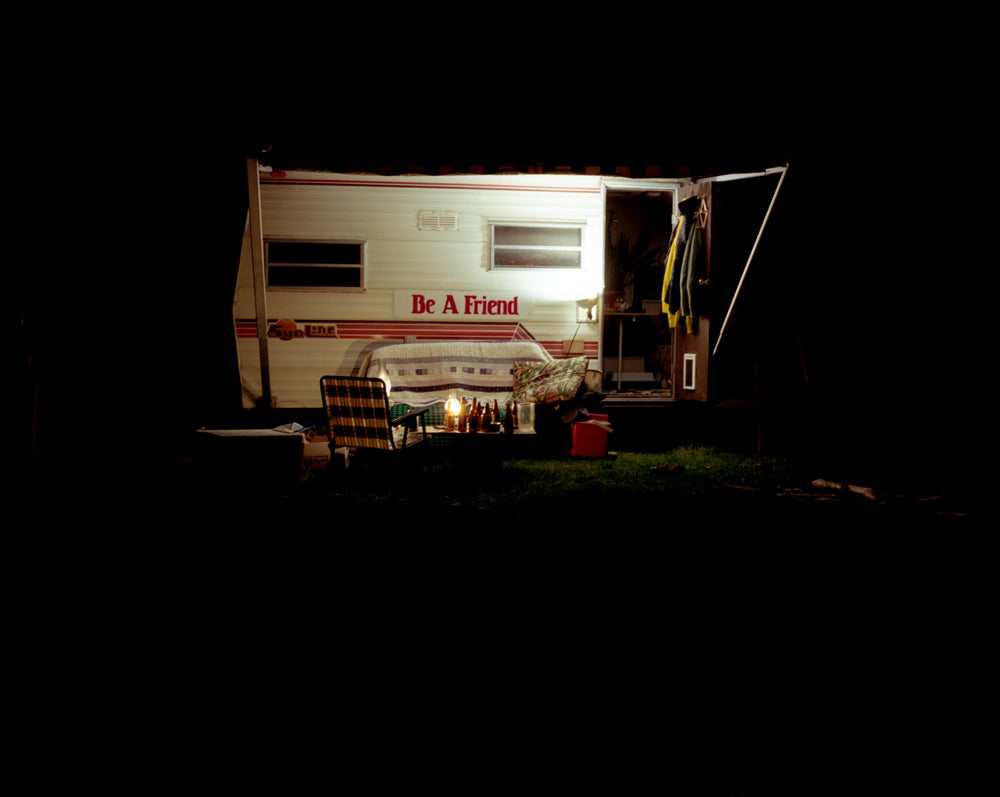 Photography by Nick Meyer titled "Emily's Trailer (Be a Friend), Conway" - 2.