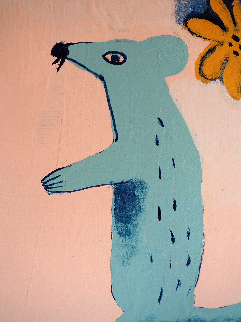 Painting by Emma Gerig titled "Field Mouse Day" - 3.