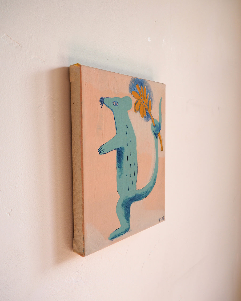 Painting by Emma Gerig titled "Field Mouse Day" - 4.