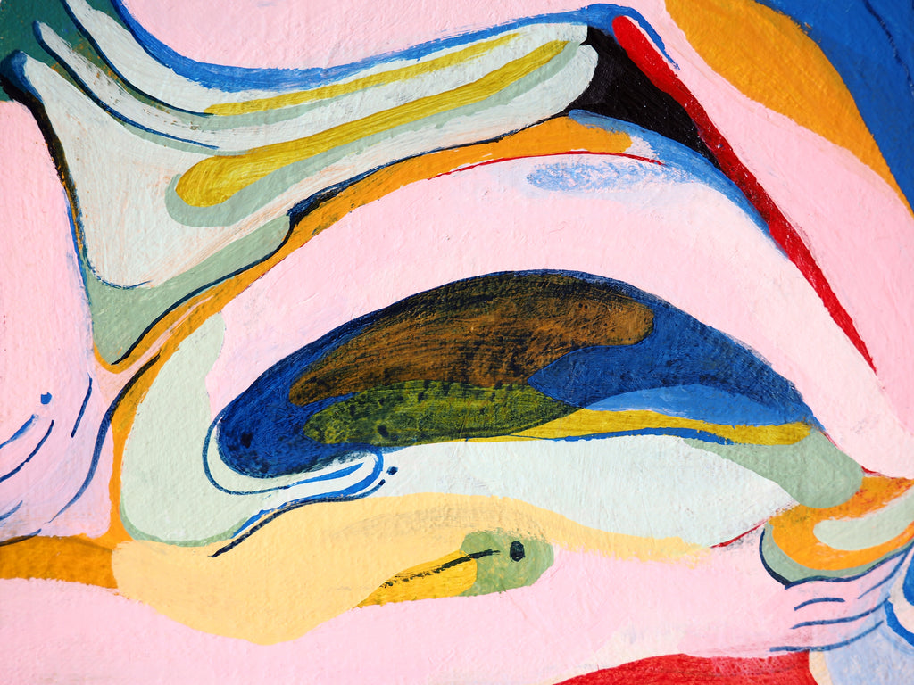 Painting by Emma Gerig titled "The Foot One" - 3.