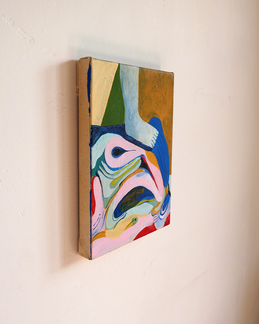 Painting by Emma Gerig titled "The Foot One" - 4.