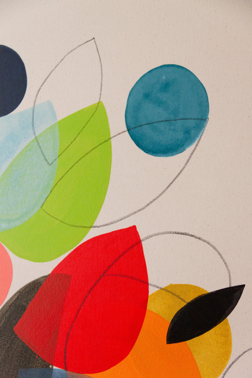 Painting by Vicki Sher titled "Bright Light" - 4.