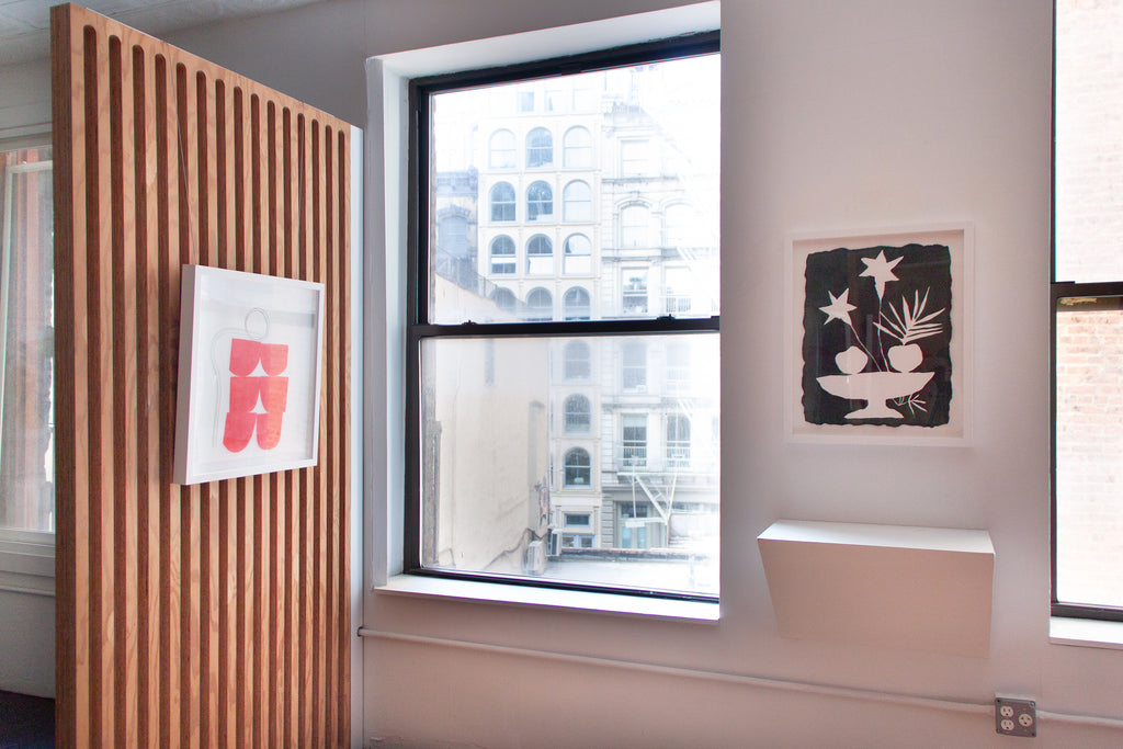 Painting by Kate Roebuck titled "Pair Uh Peaches" - 3.