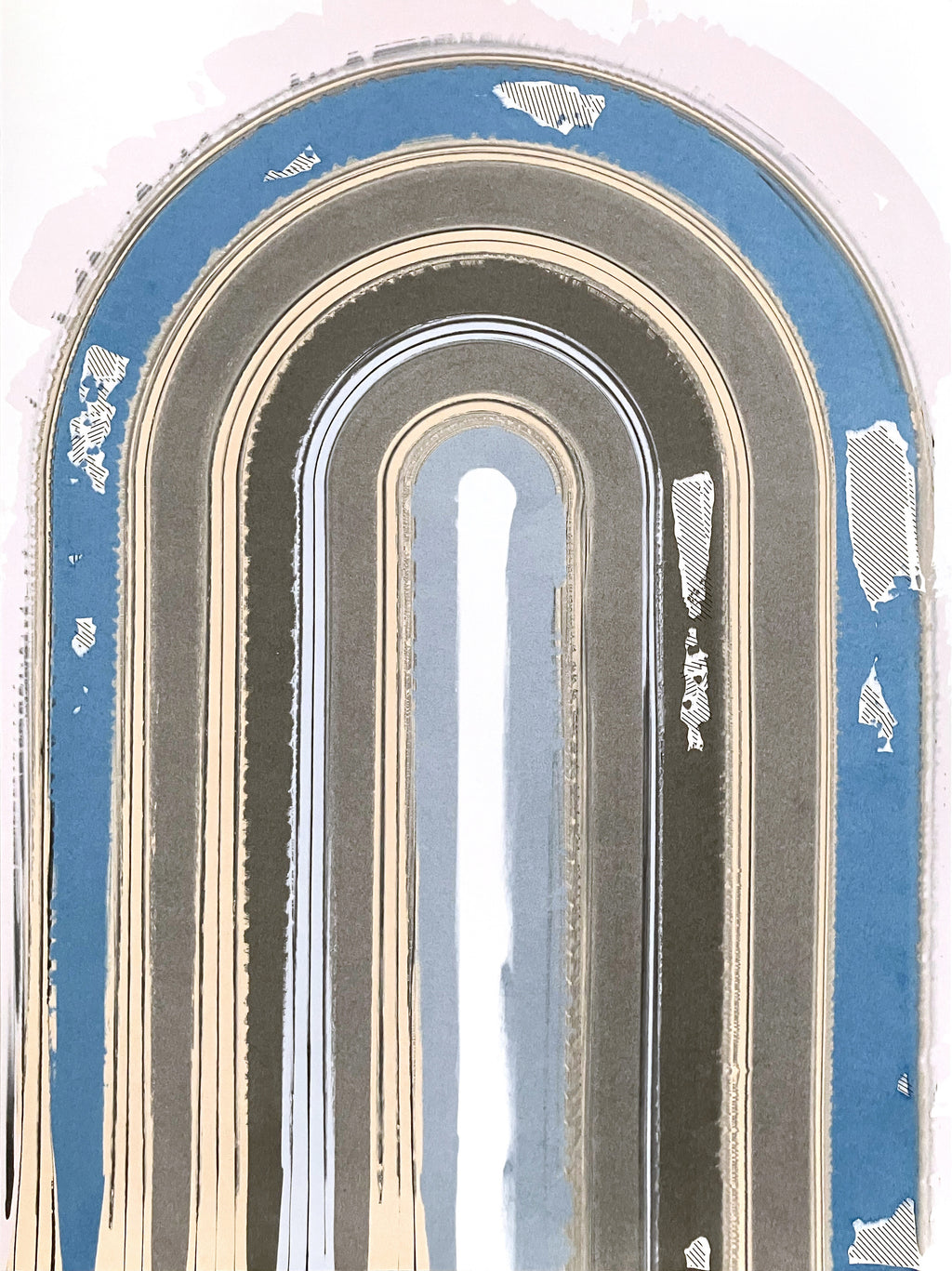 Painting by Erik Barthels titled "Faded Display" - 2.