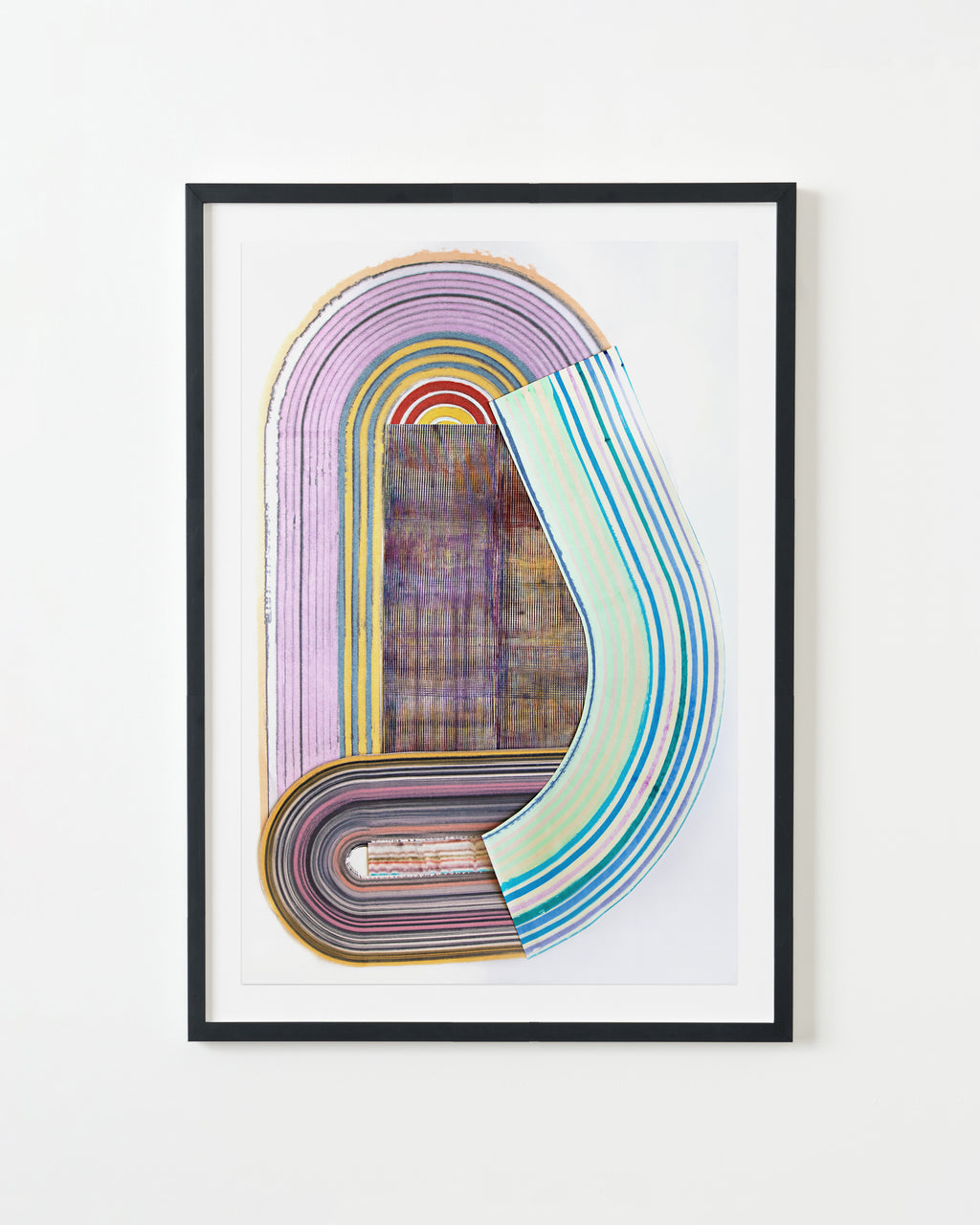 Painting by Erik Barthels titled "Snake Atlas" - 3.
