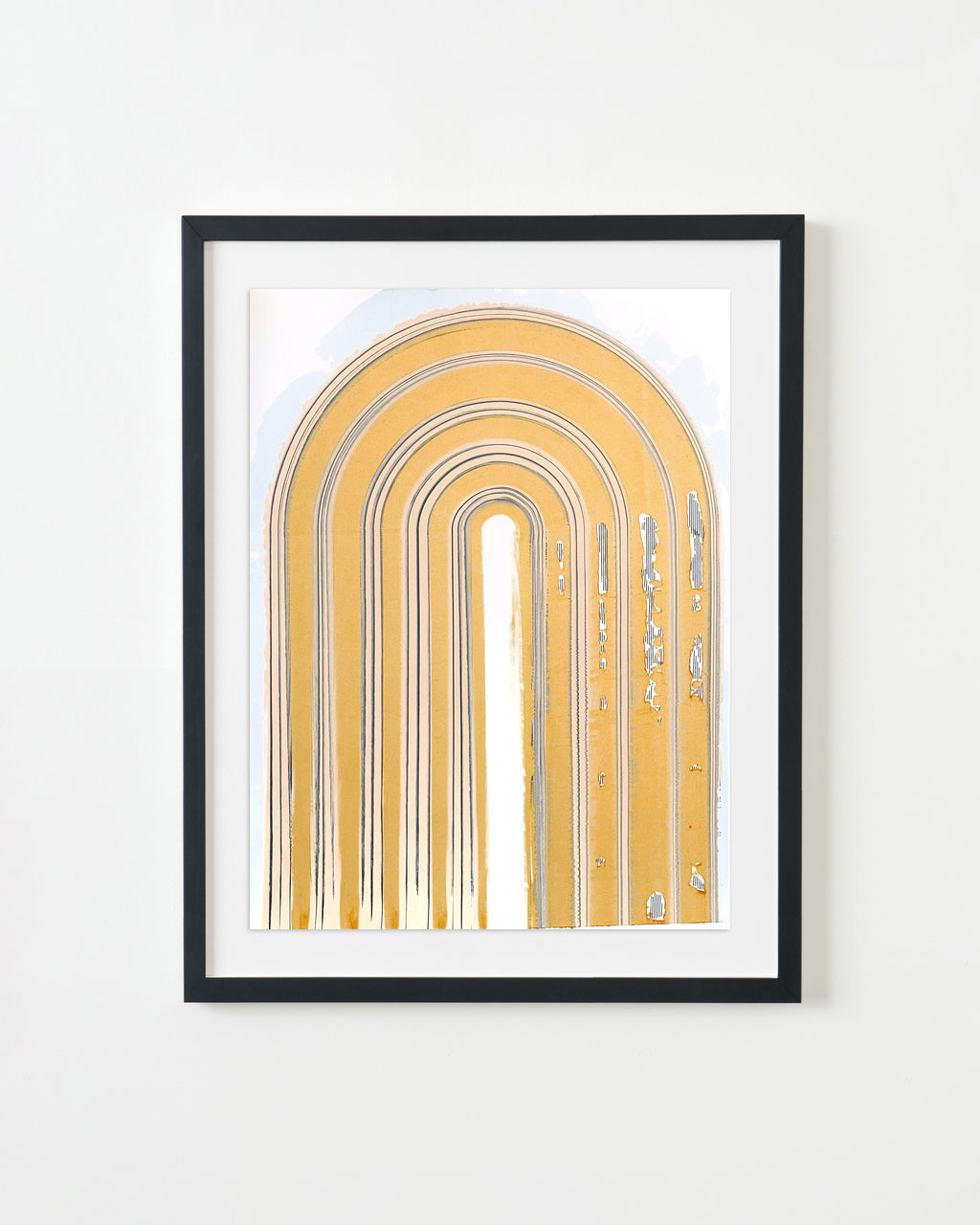 Painting by Erik Barthels titled "Somber Synthesizer" - 3.