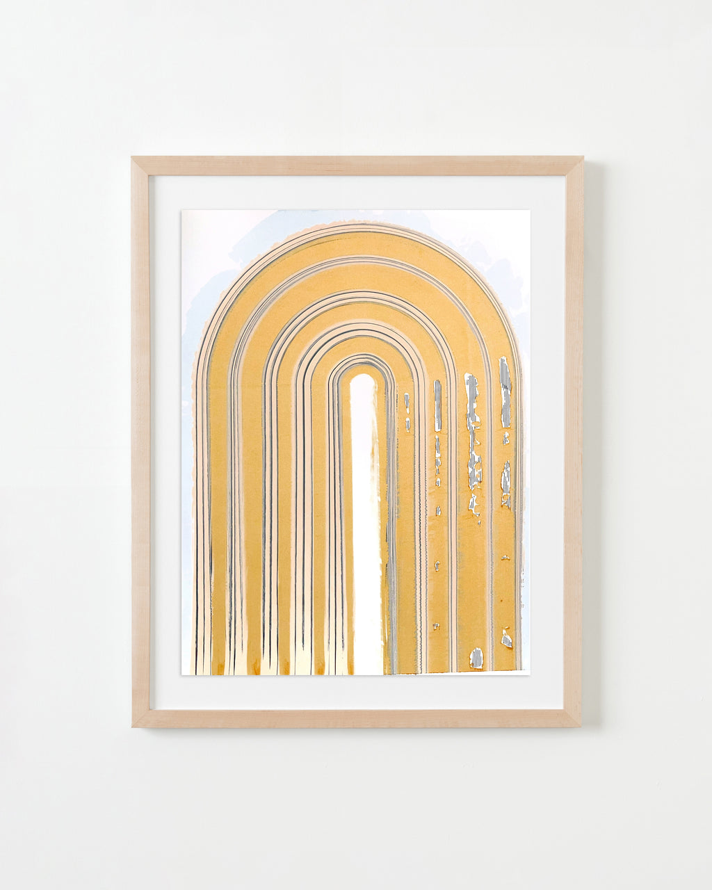 Painting by Erik Barthels titled "Somber Synthesizer" - 4.