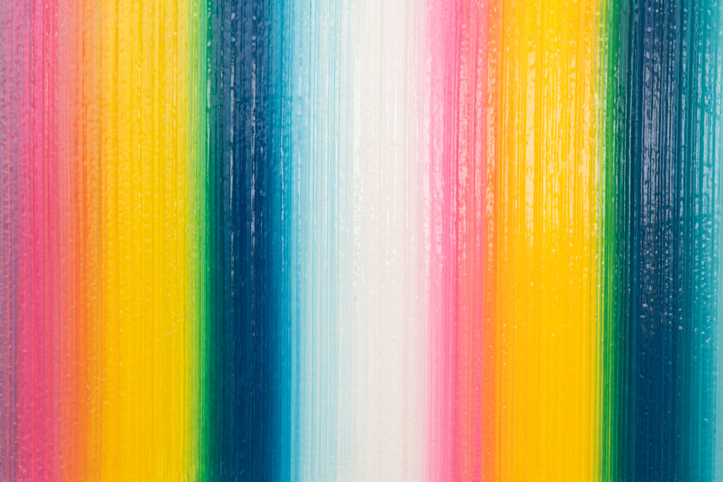 Painting by Erin D. Garcia titled "Balancing Light #3 (Diptych)" - 5.