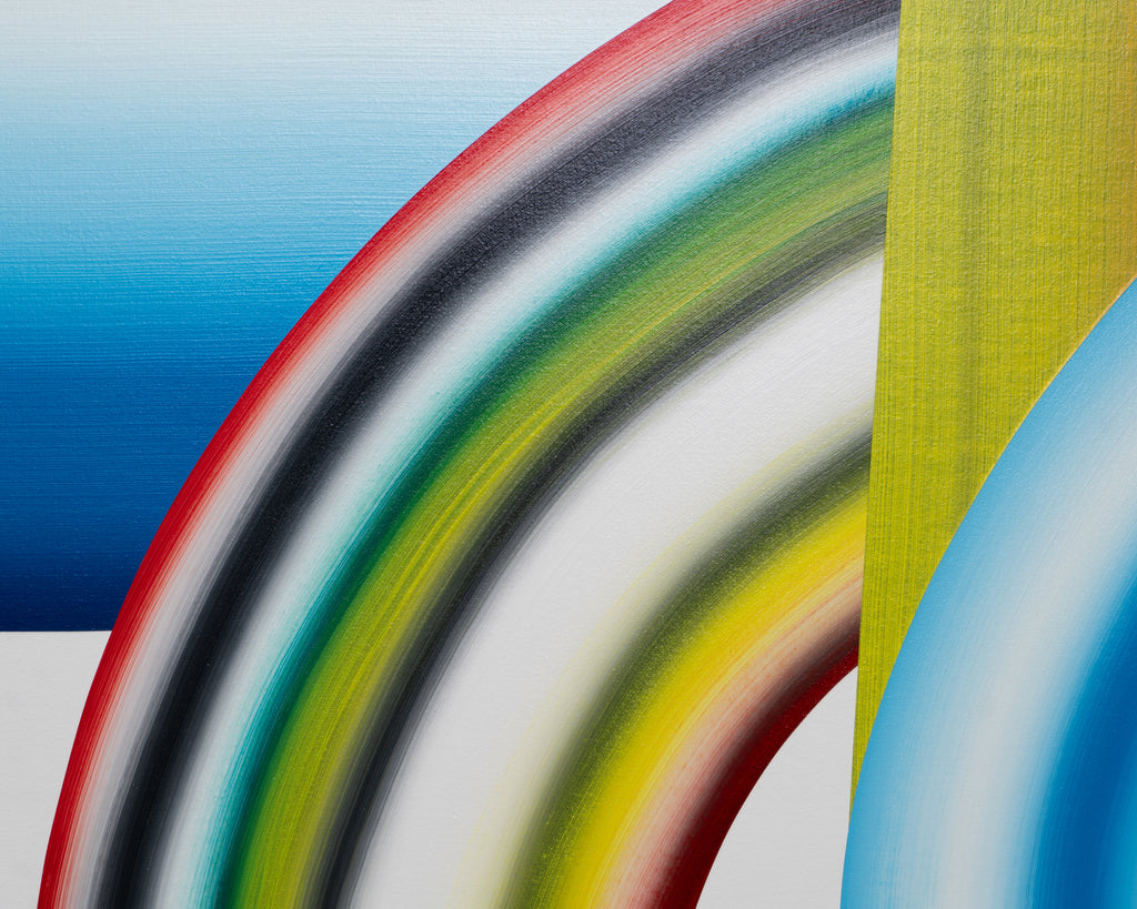 Painting by Erin D. Garcia titled "Large Gradient #11" - 3.