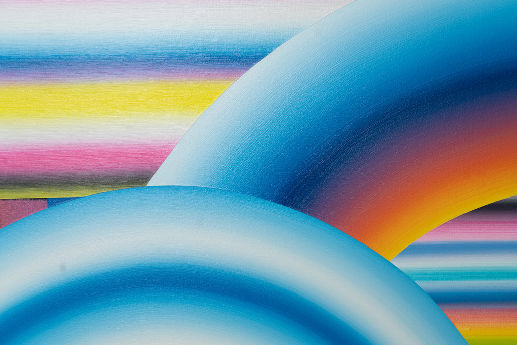 Painting by Erin D. Garcia titled "Large Gradient #11" - 4.