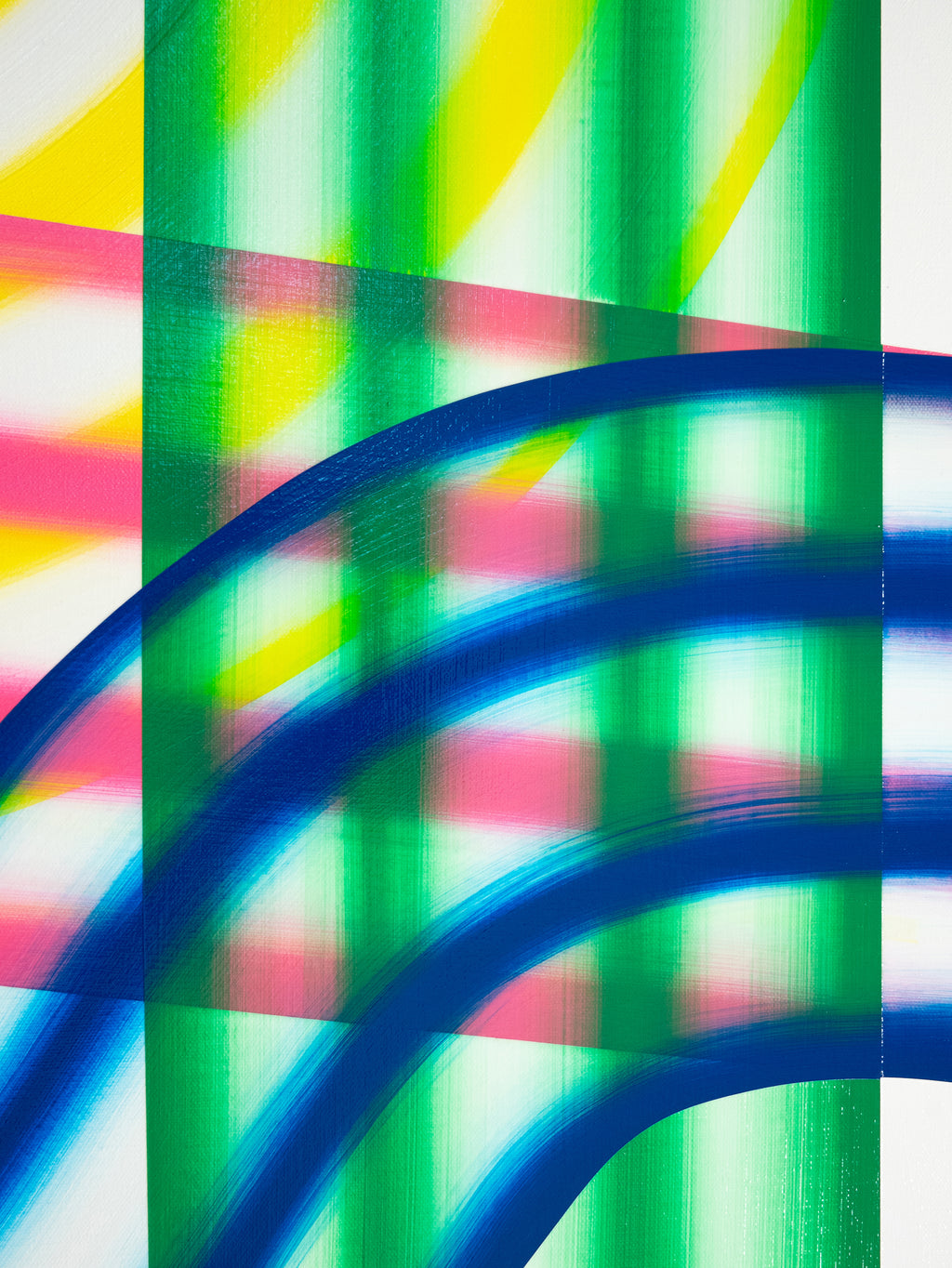 Painting by Erin D. Garcia titled "Transparent Gradient #1" - 3.