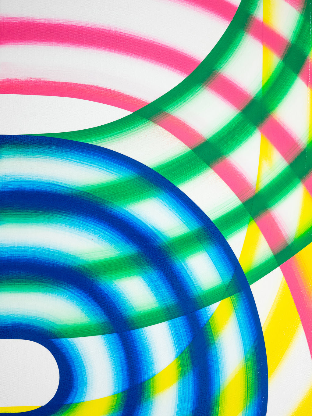 Painting by Erin D. Garcia titled "Transparent Gradient #2" - 3.