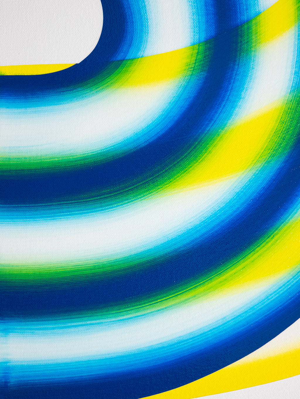 Painting by Erin D. Garcia titled "Transparent Gradient #2" - 4.