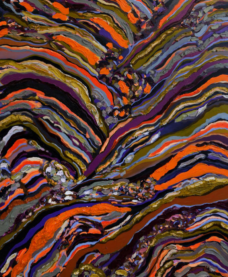 Painting by Erin Lynn Welsh titled "AWF_5" - 2.