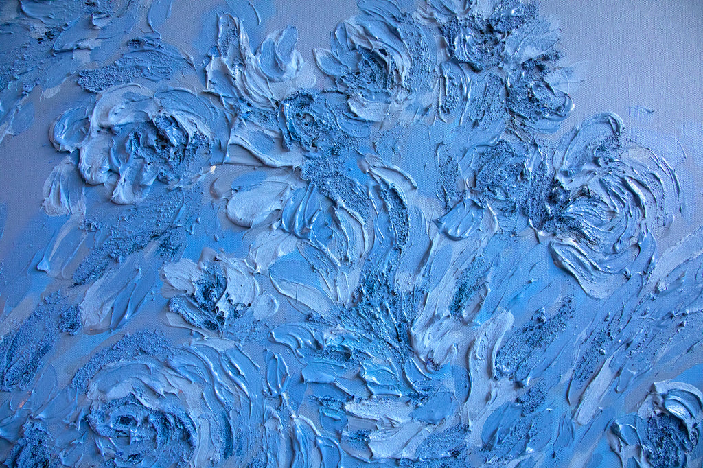 Painting by Erin Lynn Welsh titled "Monochromatic 20" - 3.