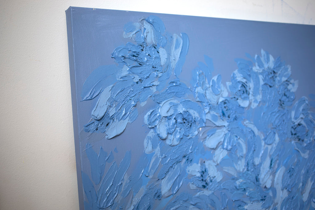 Painting by Erin Lynn Welsh titled "Monochromatic 20" - 4.
