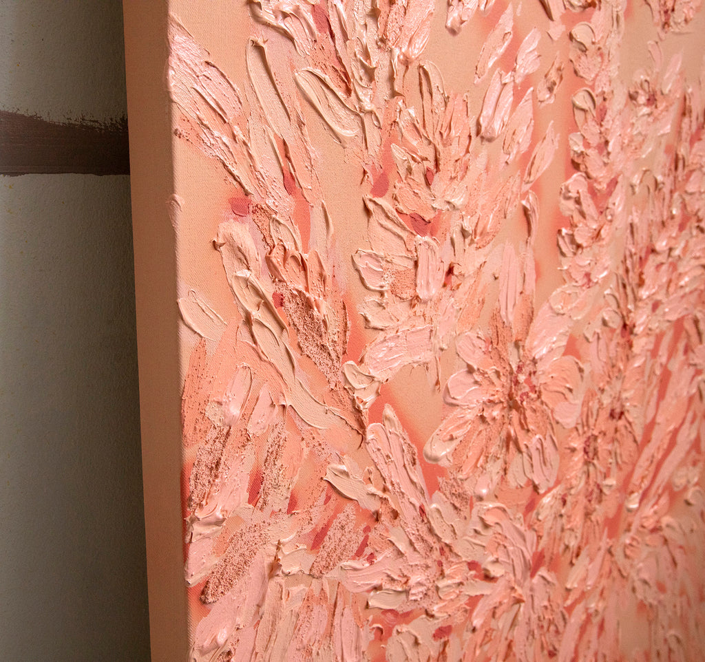 Painting by Erin Lynn Welsh titled "Monochromatic 21" - 3.