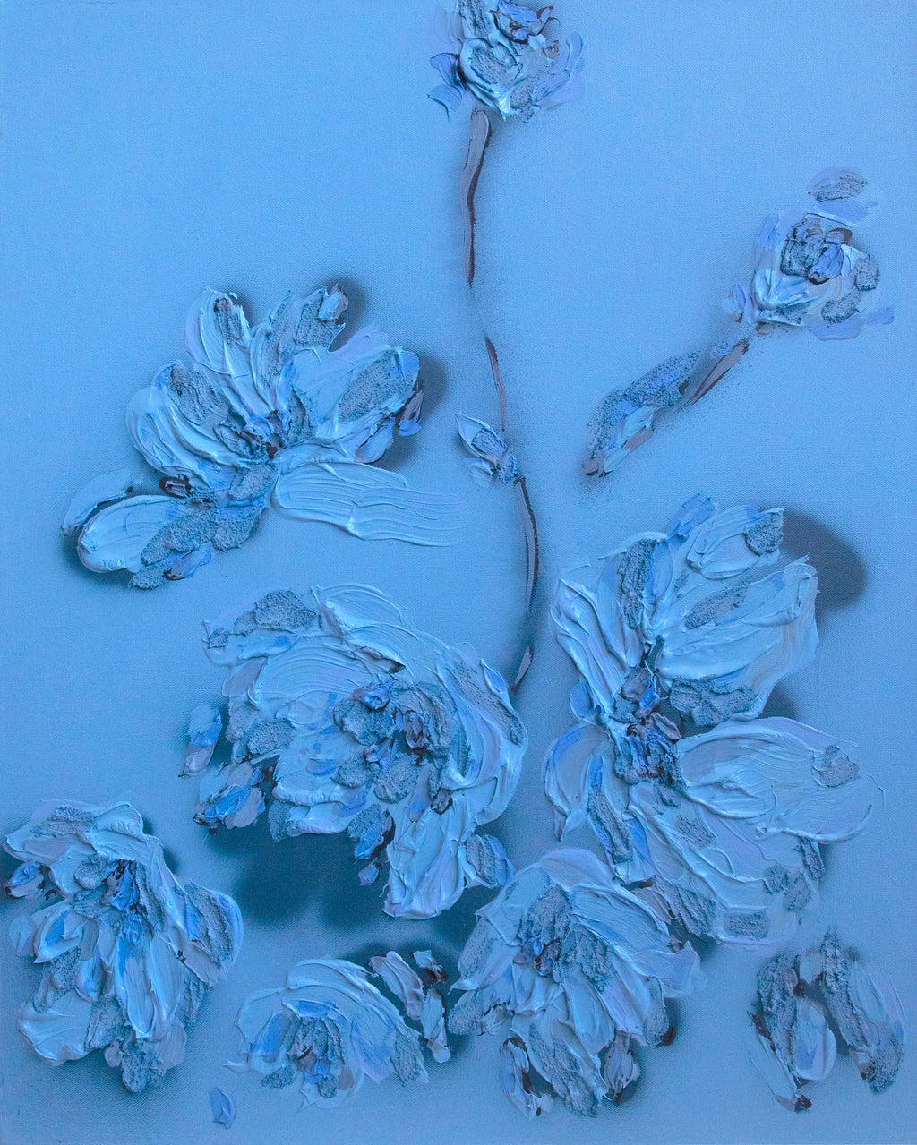 Painting by Erin Lynn Welsh titled "Monochromatic 24" - 2.