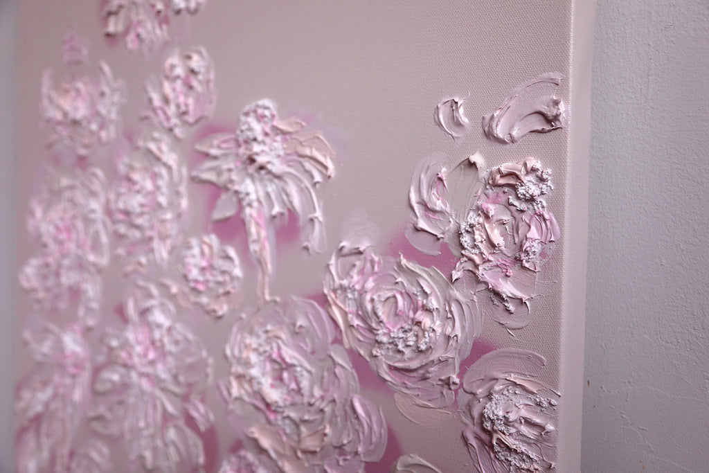 Painting by Erin Lynn Welsh titled "Monochromatic 5" - 5.