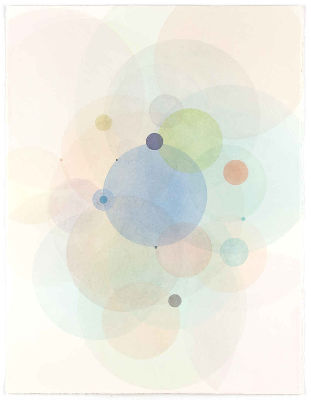 Painting by Evan Venegas titled "Day Map 92821" - 2.