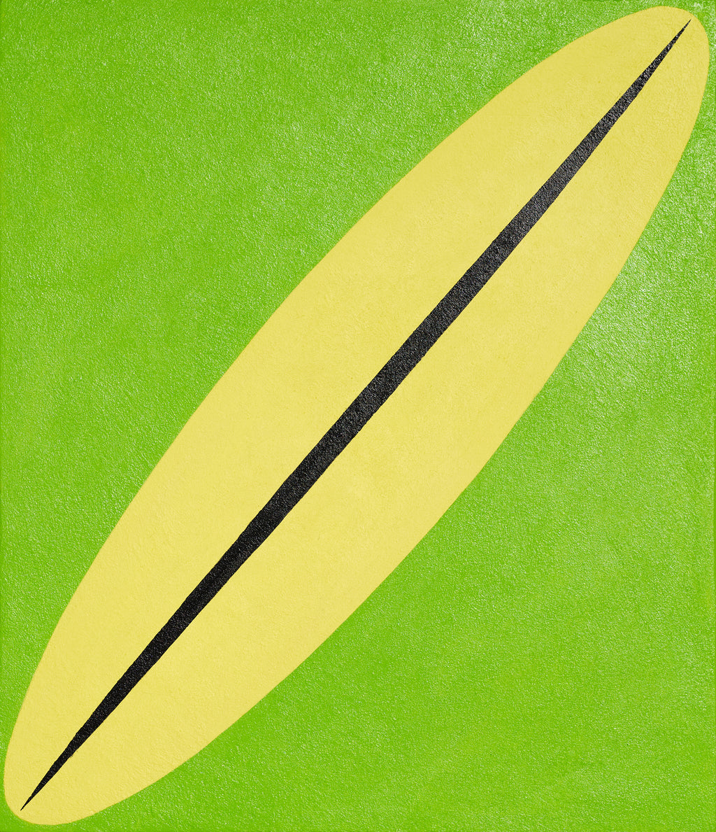 Painting by Evi O. titled "The Green Tree Frog Finds Solace In Meditation" - 3.