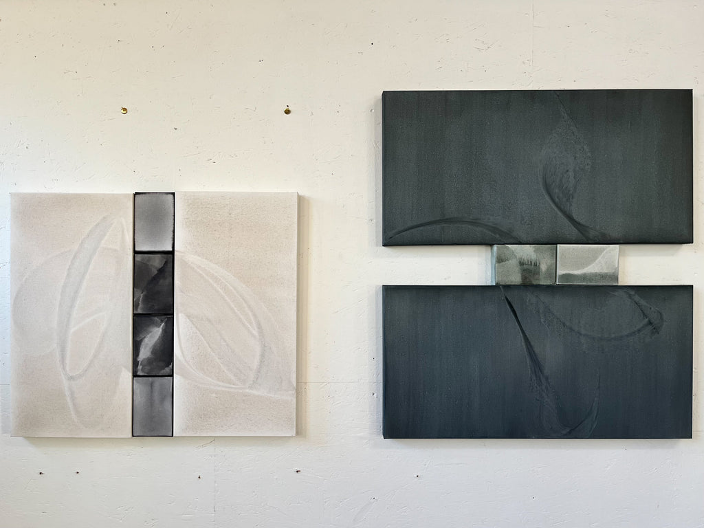 Painting by Laura Naples titled "Believing mirror" - 4.