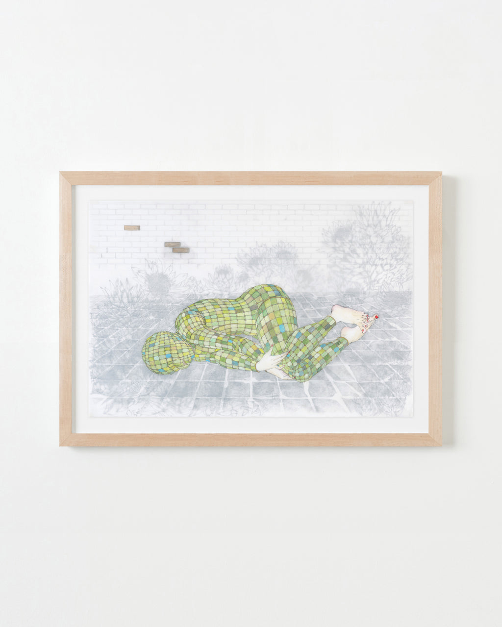 Drawing by Fay Ku titled "Armor" - 4.