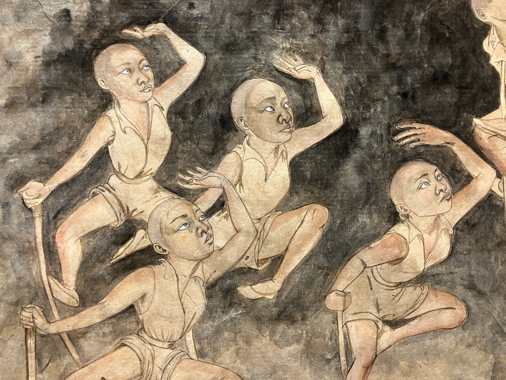 Drawing by Fay Ku titled "Awestruck" - 4.