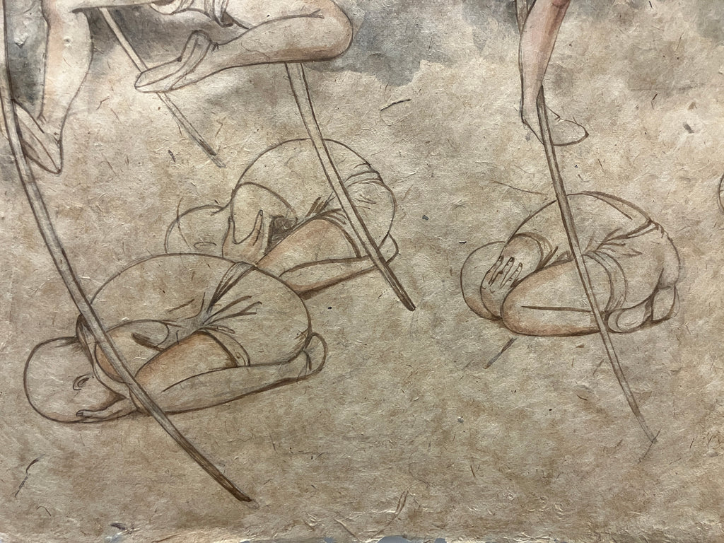 Drawing by Fay Ku titled "Awestruck" - 5.