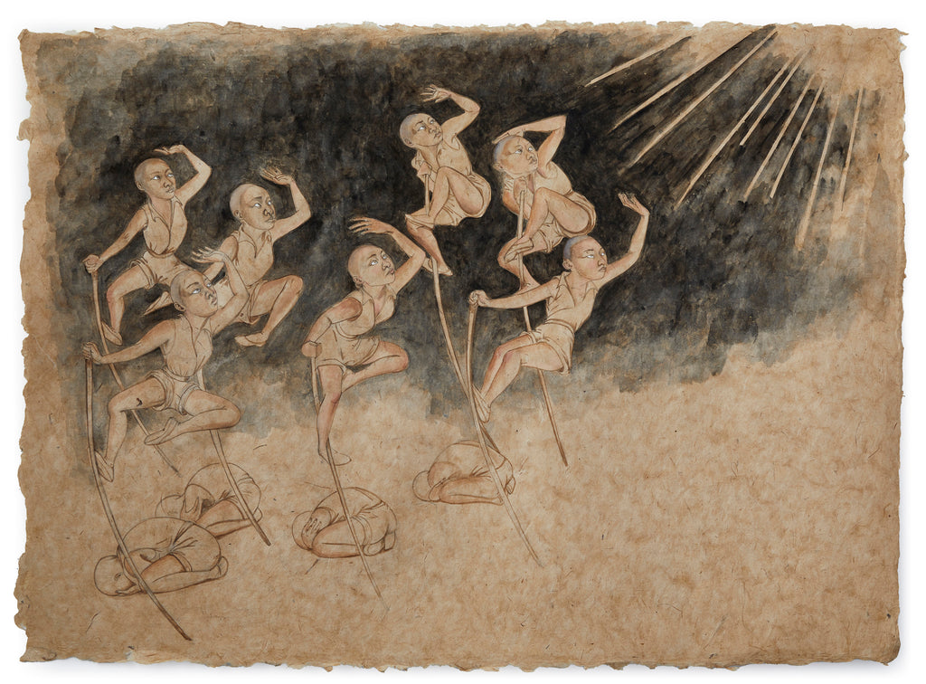 Drawing by Fay Ku titled "Awestruck" - 2.