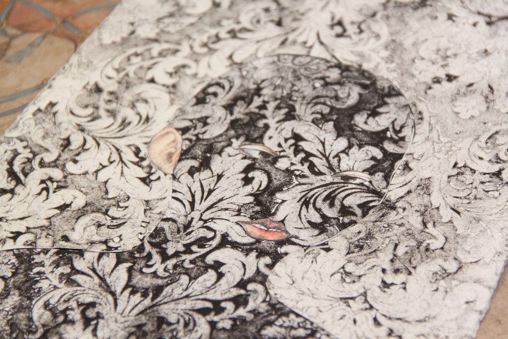 Mixed Media by Fay Ku titled "Baroque Camouflage" - 5.