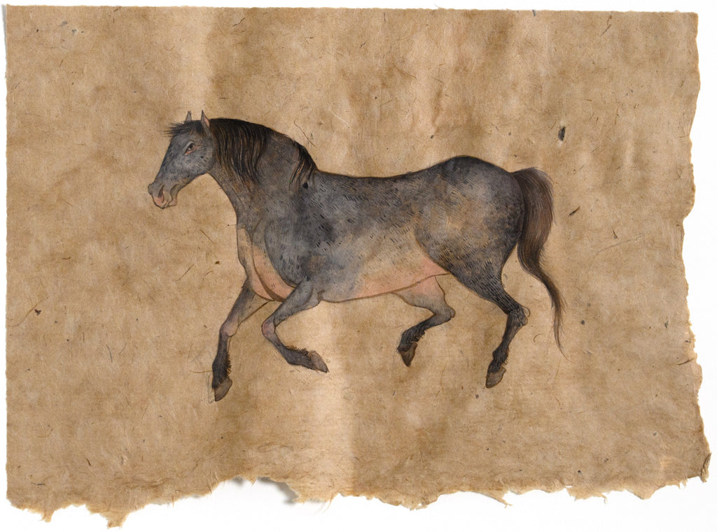 Drawing by Fay Ku titled "Horse II" - 2.