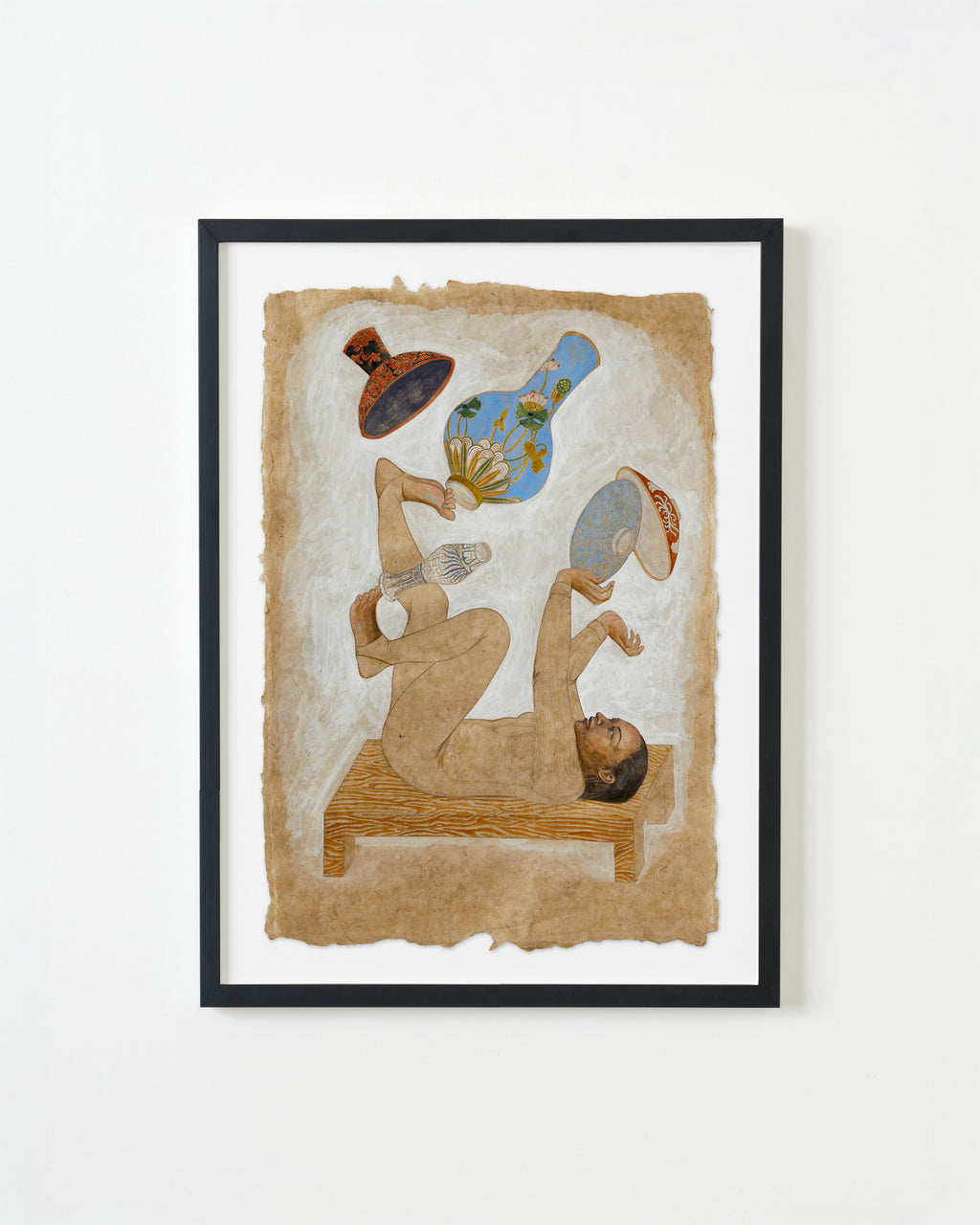 Drawing by Fay Ku titled "Juggler" - 3.