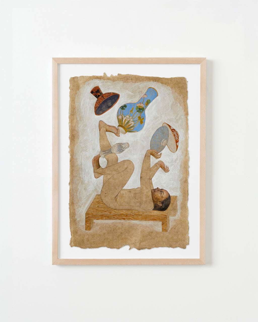 Drawing by Fay Ku titled "Juggler" - 4.