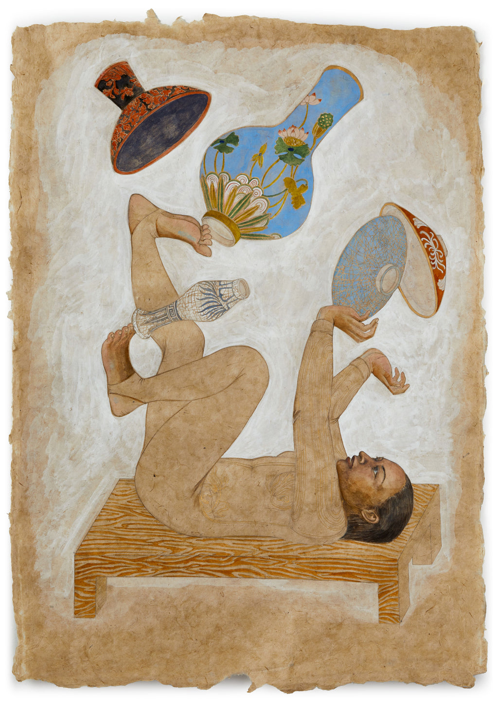 Drawing by Fay Ku titled "Juggler" - 2.