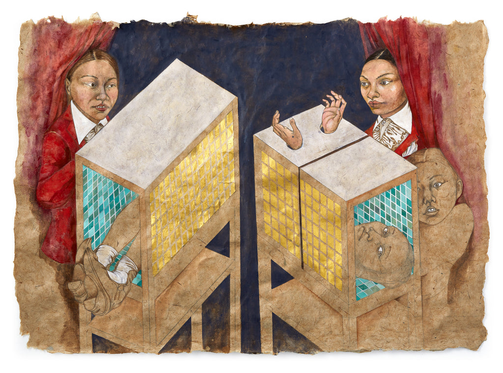 Drawing by Fay Ku titled "Magic Trick" - 2.